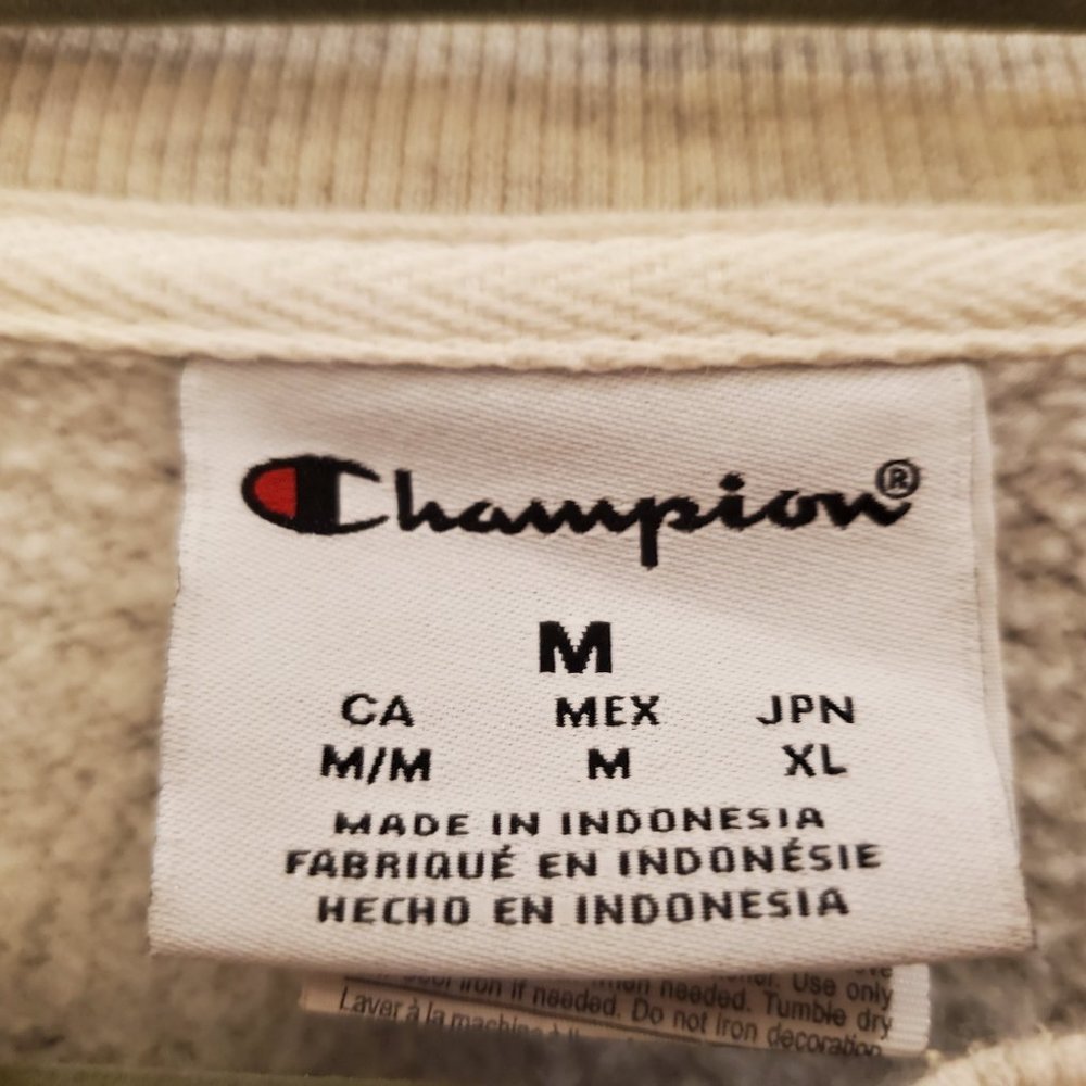 MA Dance 1976 Sweatshirt Adult Medium Gray and Maroon Champion - Picture 3 of 6